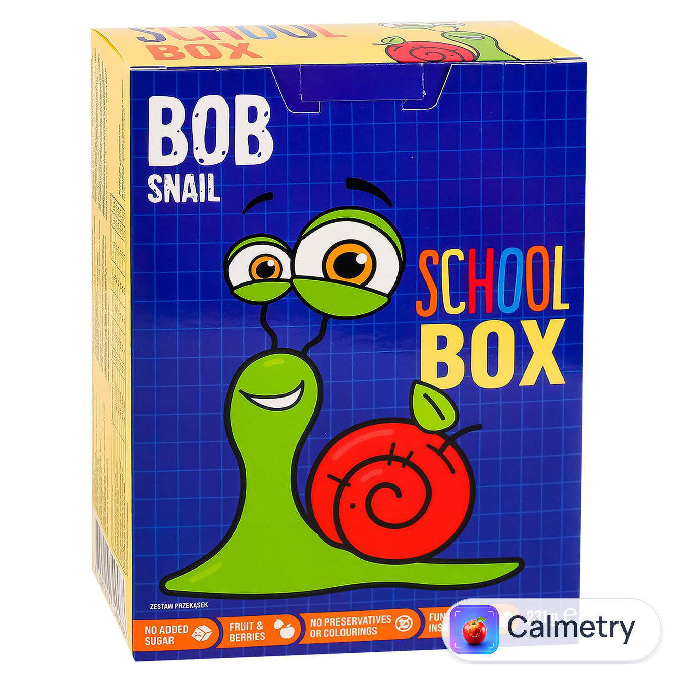 Набір цукерок Bob Snail Шкільний Бокс з іграшкою 231г