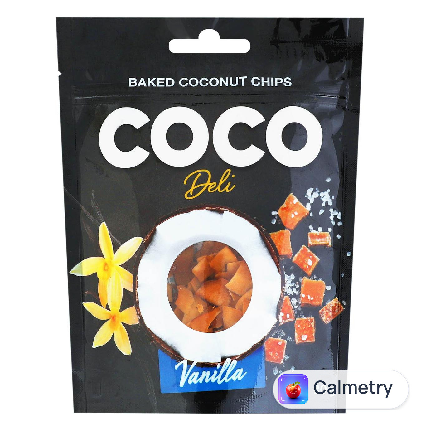 Чипси кокосові Coco Deli з ваніллю 30г — фото продукту