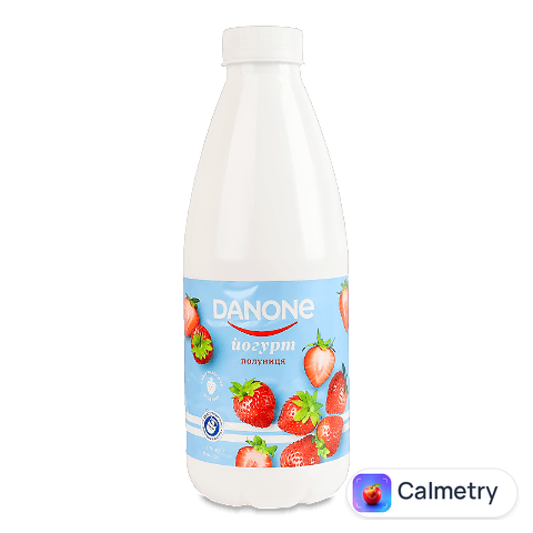 Йогурт Danone полуниця питний 1,5%, 800г