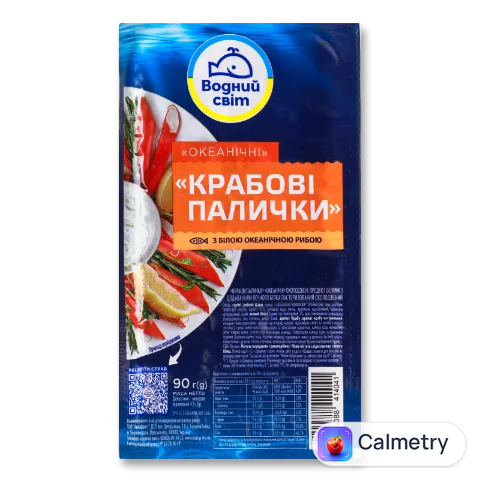 Палички крабові «Водний світ» охолоджені 90г