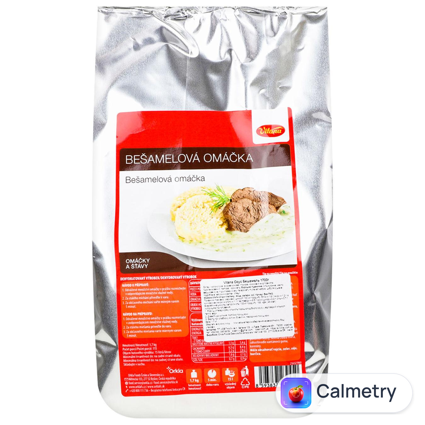 Соус Vitana Бешамель 1,7кг