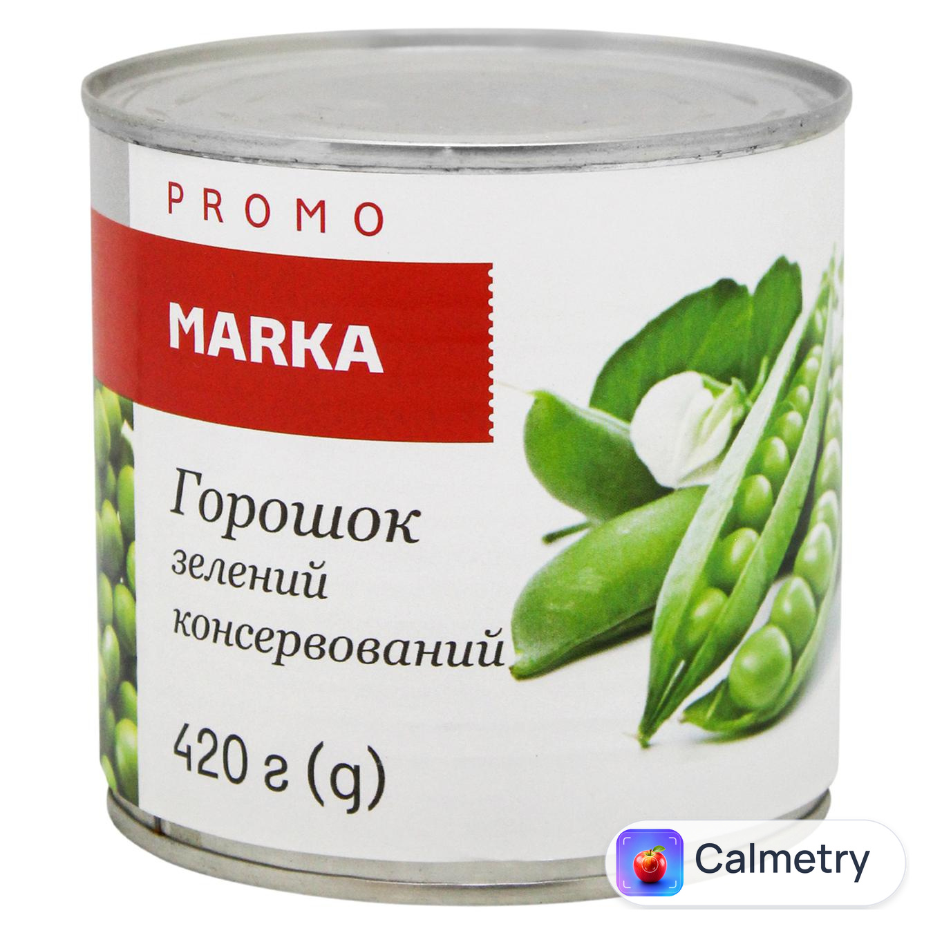 Горошок зелений Marka Promo 420г — фото продукту