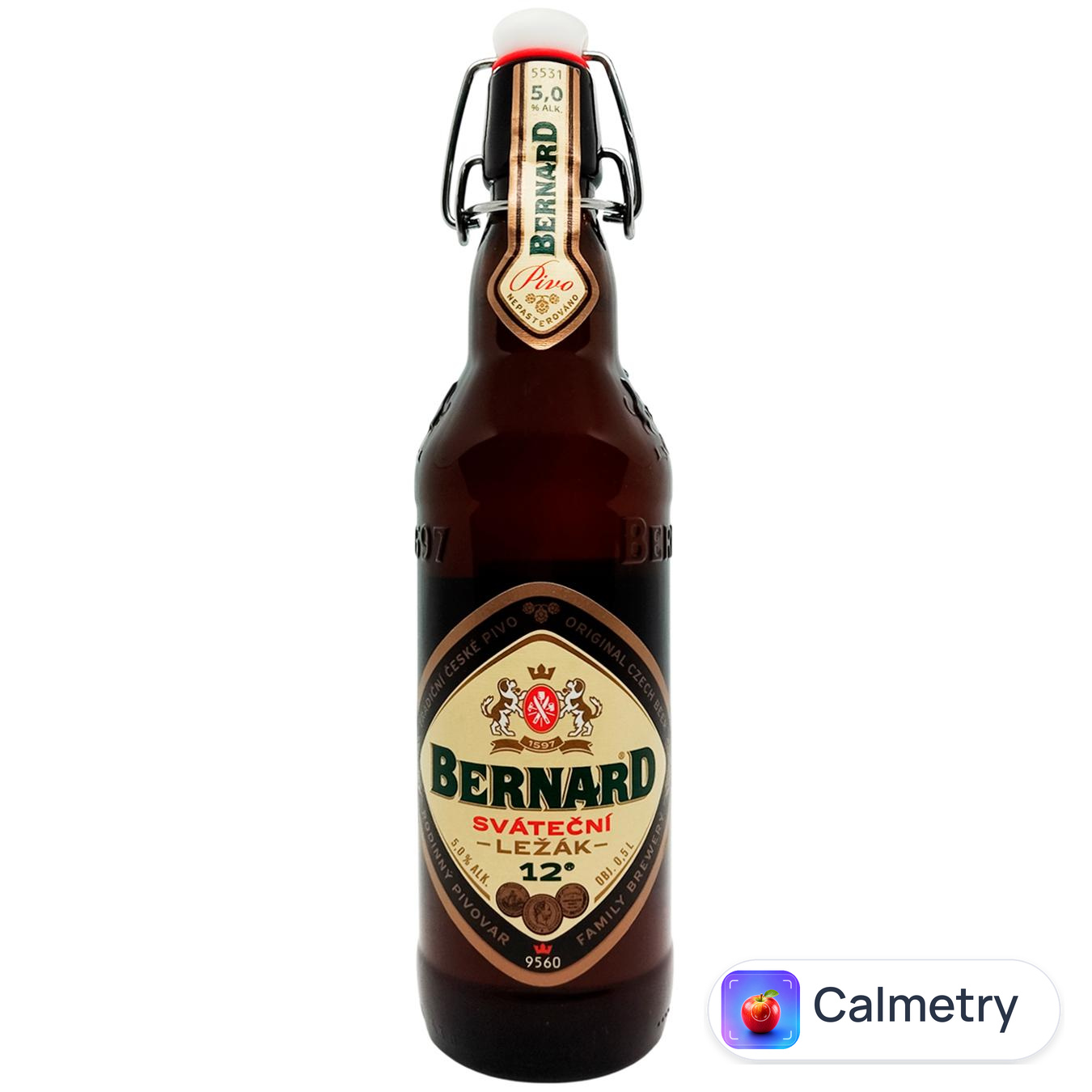 Пиво Bernard світле 5% 0,5л