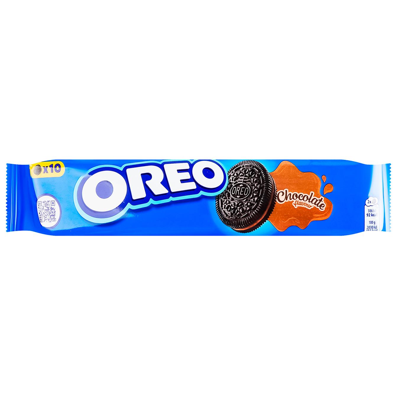 Печиво-сендвіч Oreo з какао та кремовою начинкою з какао 95г — фото продукту