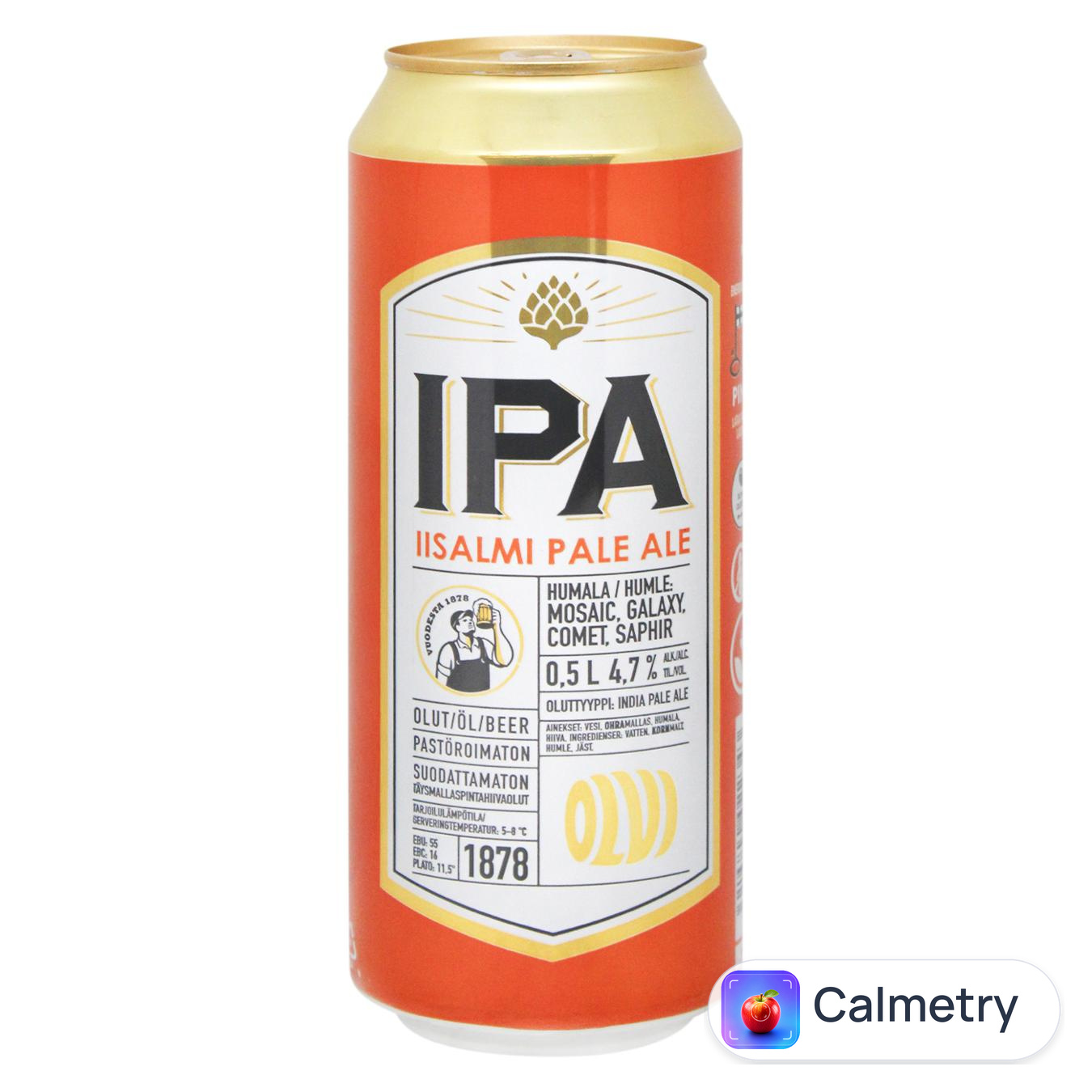 Пиво Olvi IPA світле 4,7% 0,5л — фото продукту