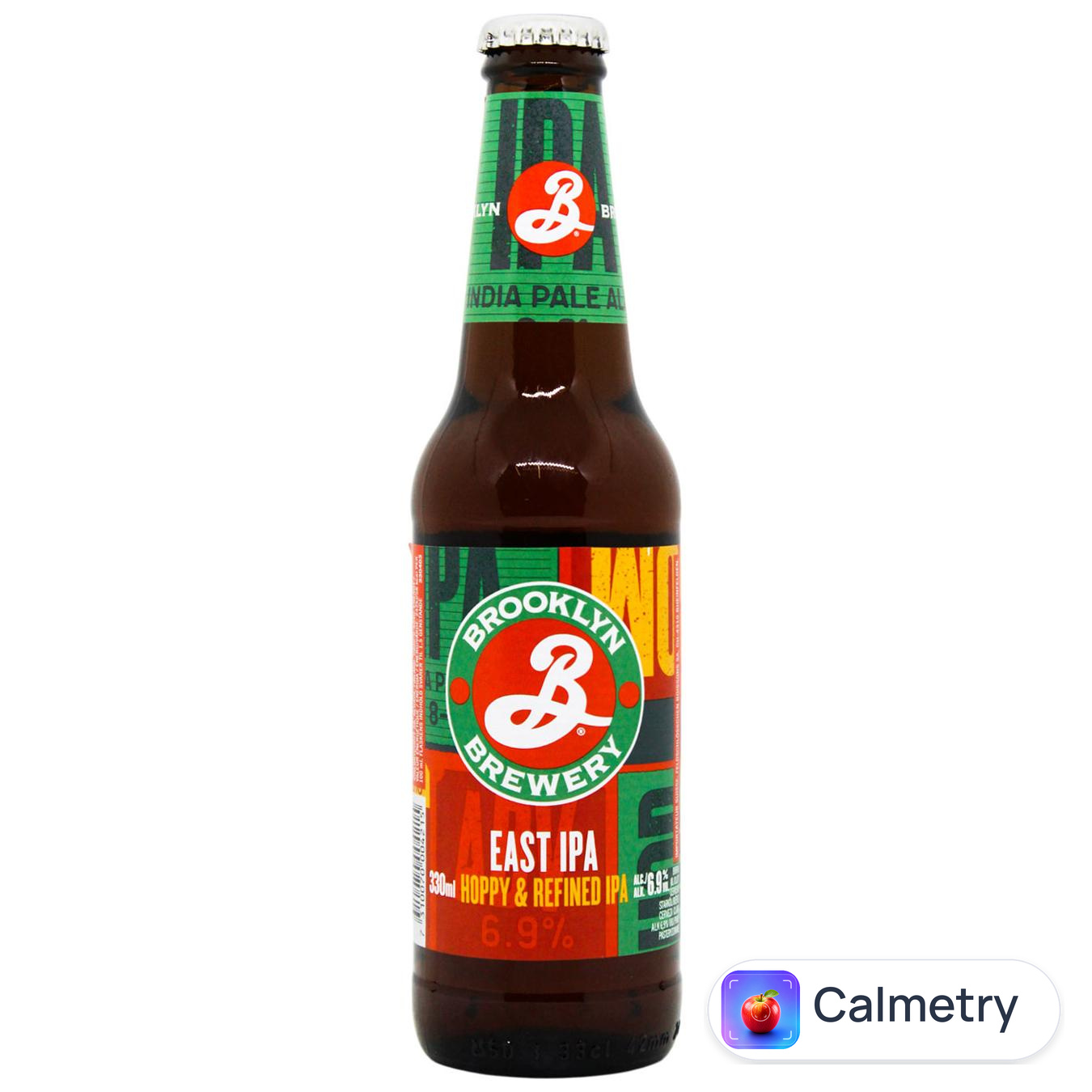 Пиво Brooklyn East IPA Hoppy&Refined світле 6,9% 0,33л — фото продукту