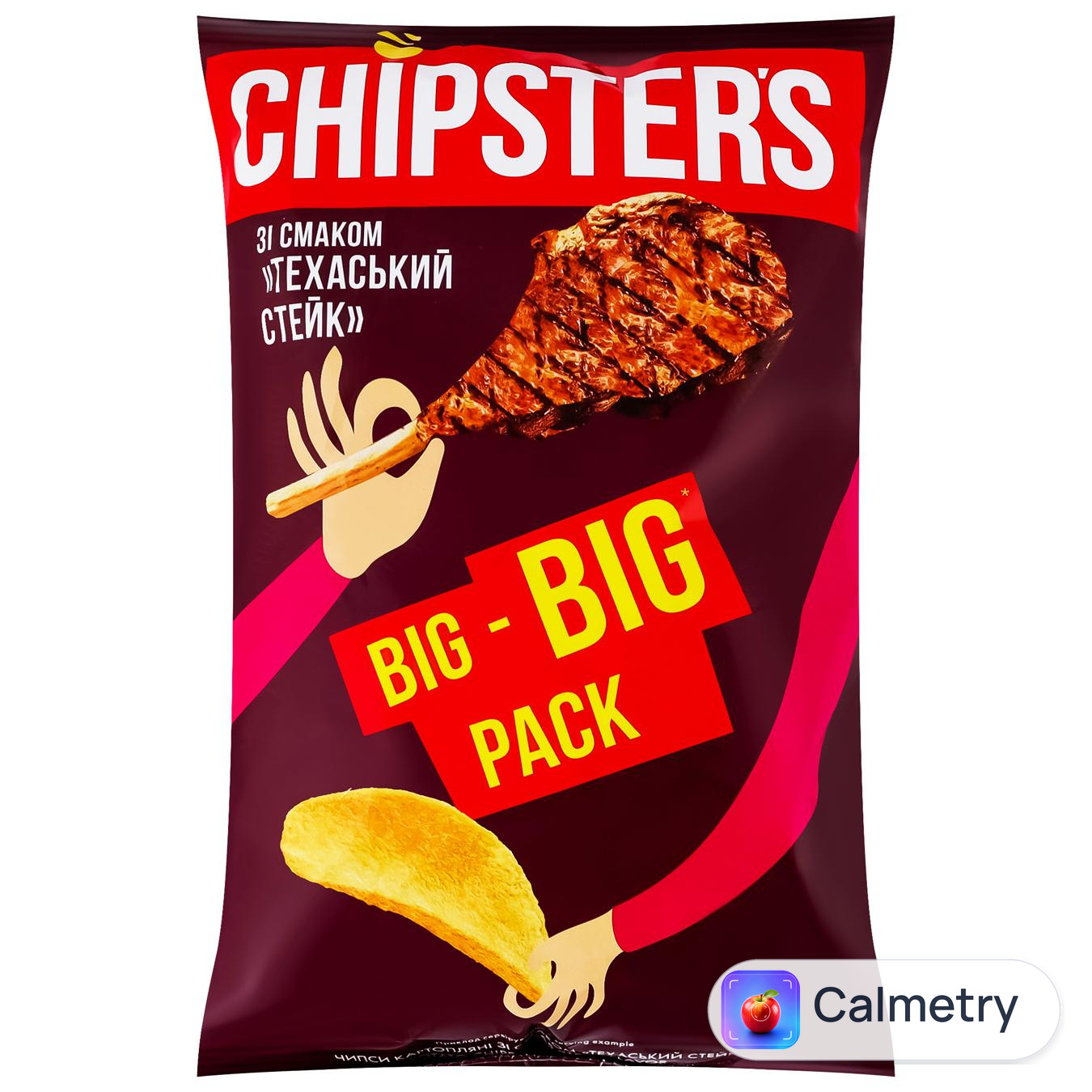 Чипси Chipster's Техаський стейк 150г — фото продукту