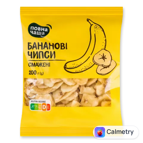 Чипси бананові «Повна Чаша»® смажені