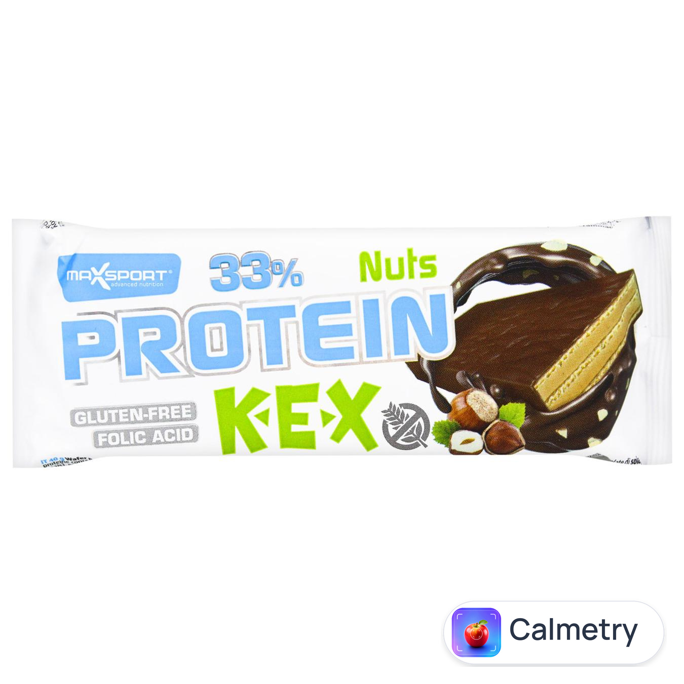Батончик протеїновий Max Sport Kex горіхи 40г — фото продукту