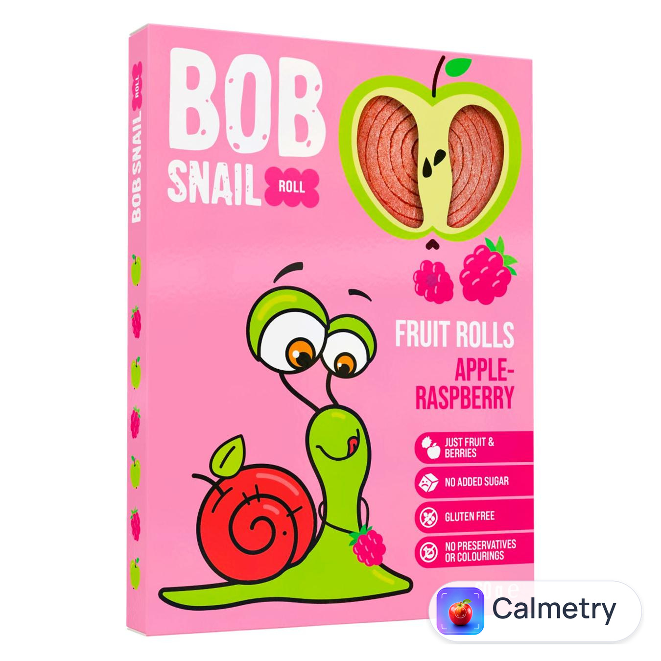 Цукерки Bob Snail яблучно-малинові 60г