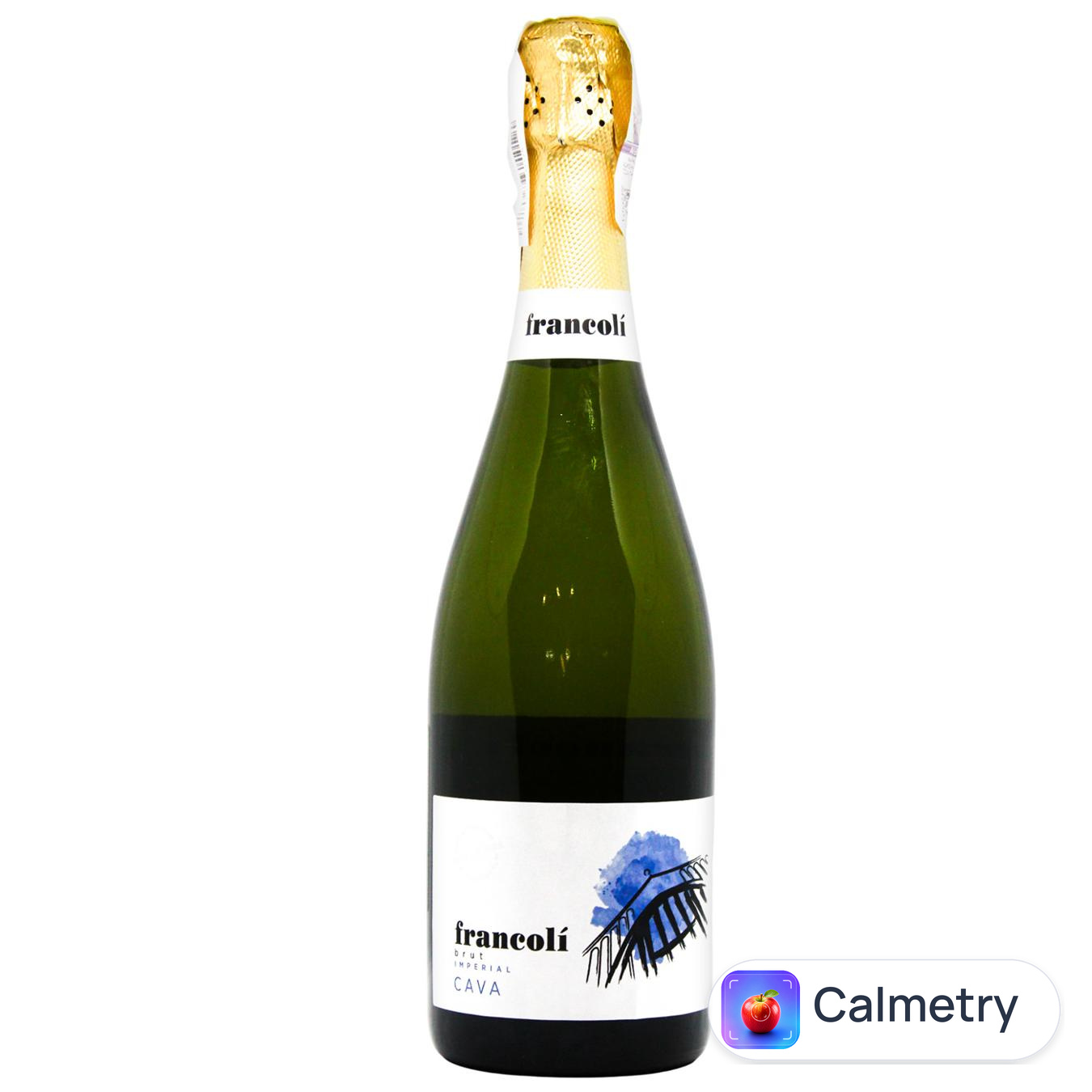 Вино ігристе Francoli Imperial Cava брют біле 11,5% 0,75л