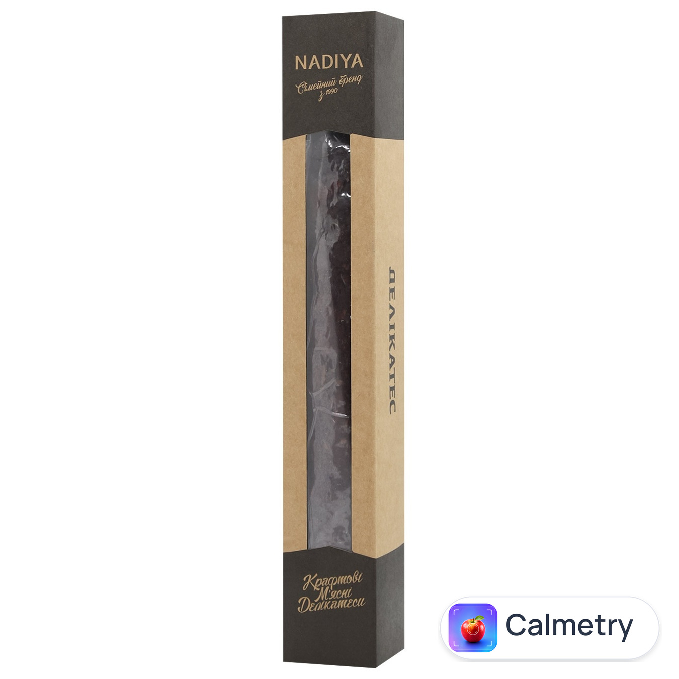 Ковбаса Nadiya з оленини сирокопчена 270г