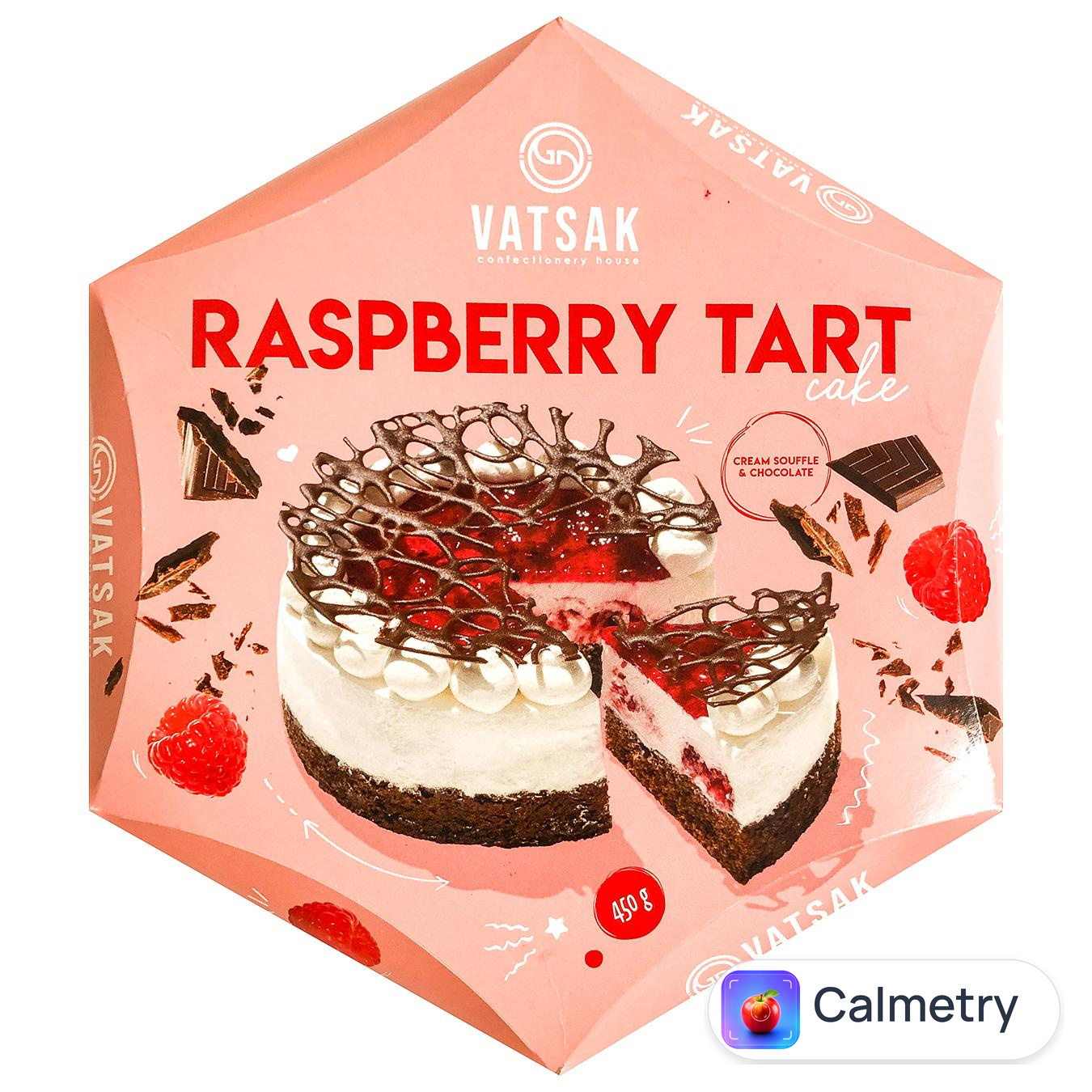 Торт Vatsak Малиновий тарт 500г