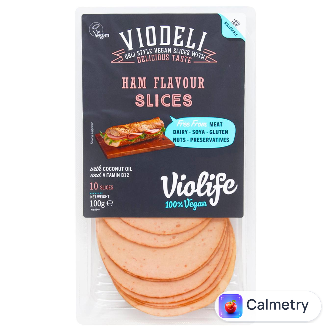 Продукт на рослинній основі Violife зі смаком шинки 100г