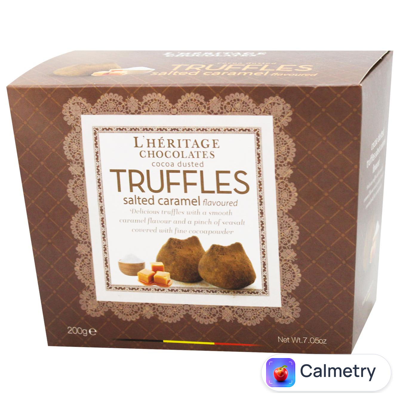 Цукерки L'Heritage Chocolates Трюфелі шоколадні з солоною карамеллю 200г