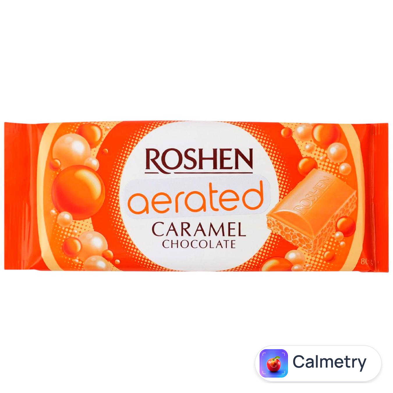 Шоколад білий Roshen пористий карамельний 80г