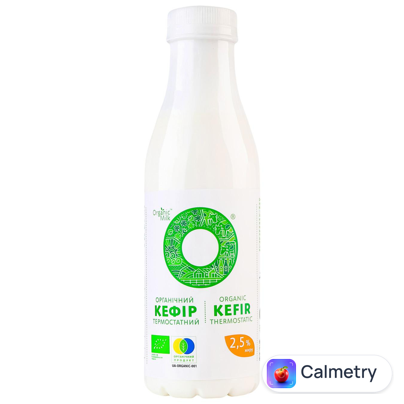 Кефір Organic Milk термостатний 2,5% 450г