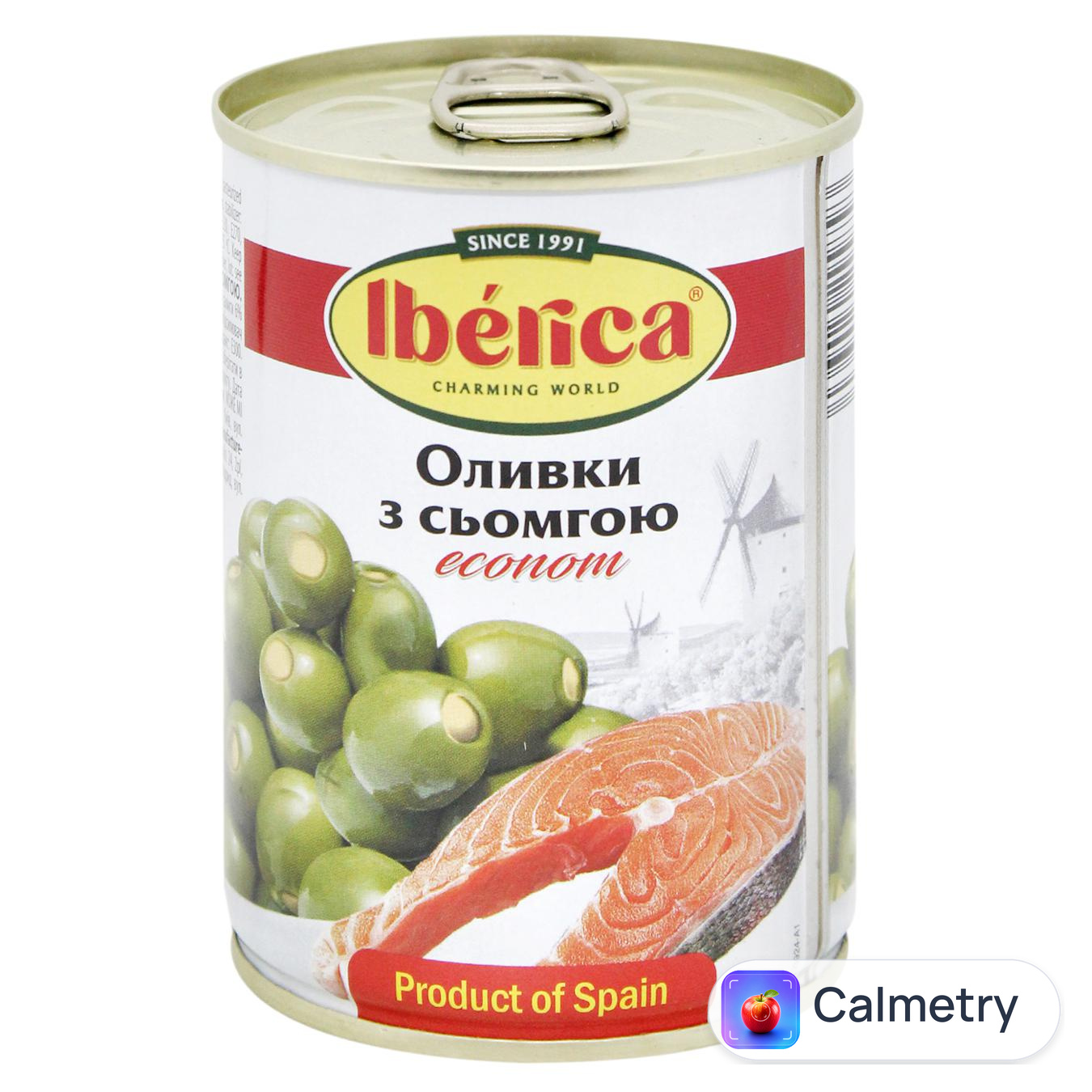 Оливки Iberica з сьомгою 280г