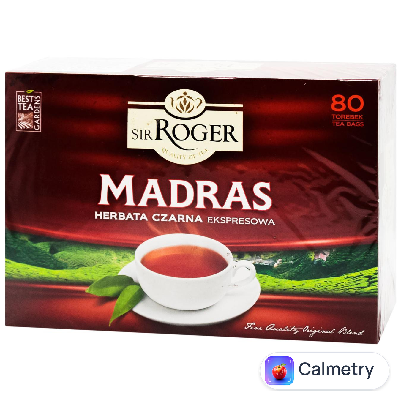 Чай чорний Sir Roger Мадрас 1,7г*80шт