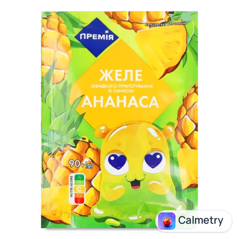 Желе «Премія»® зі смаком ананаса 90г