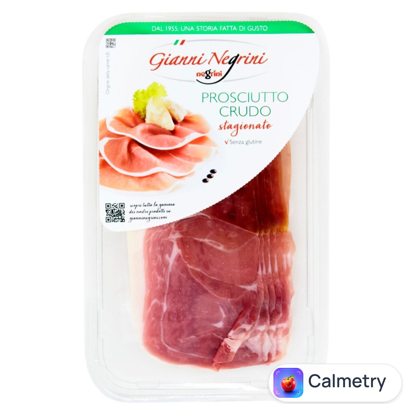 Прошутто Negrini Crudo нарізка 80г
