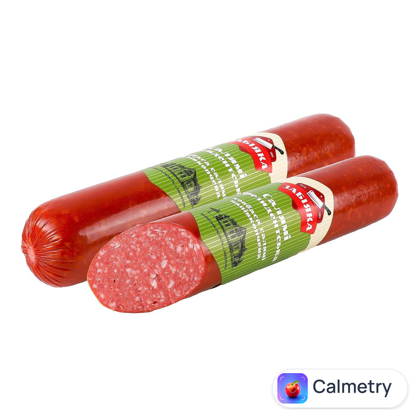 Ковбаса Забіяка Салямі Президентська напівкопчена перший сорт — фото продукту