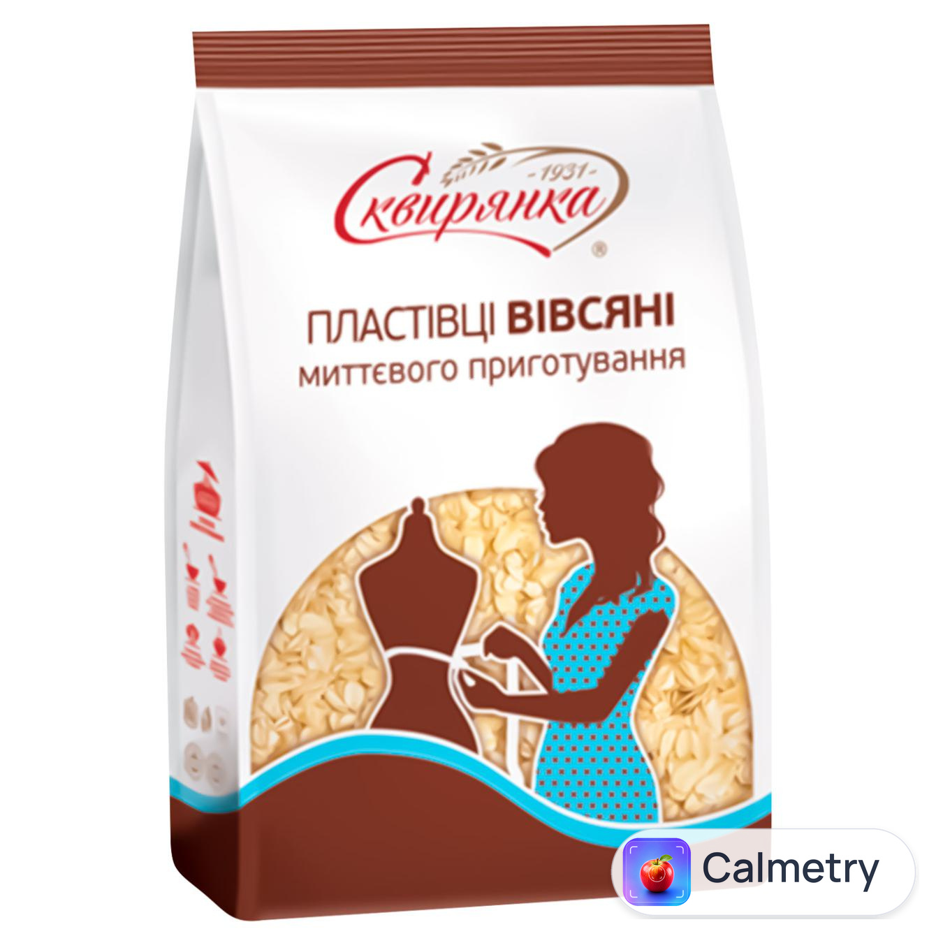 Пластівці вівсяні Сквирянка швидкого приготування 700г