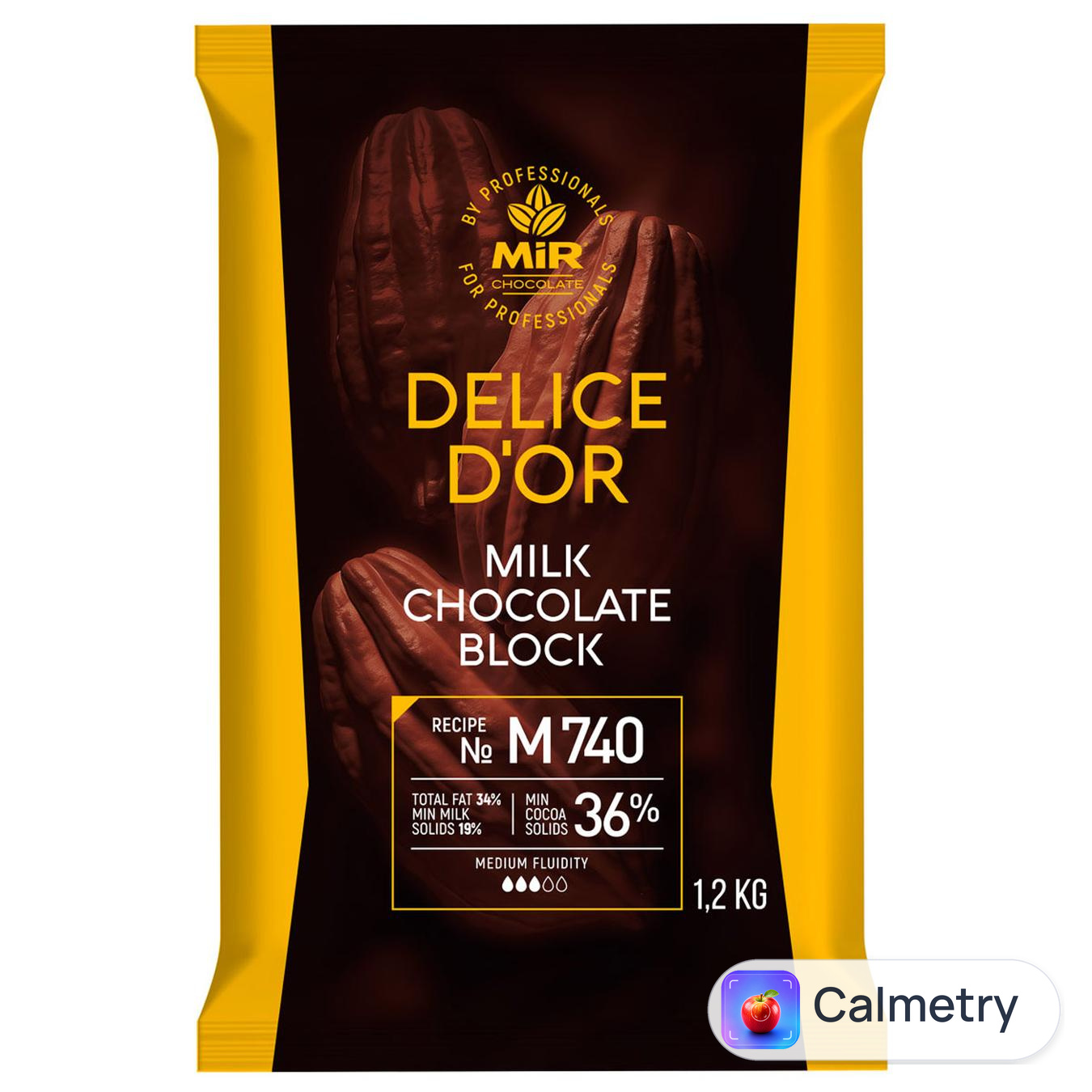 Шоколад молочний MiR Delice D'or M740 36% 1,2кг