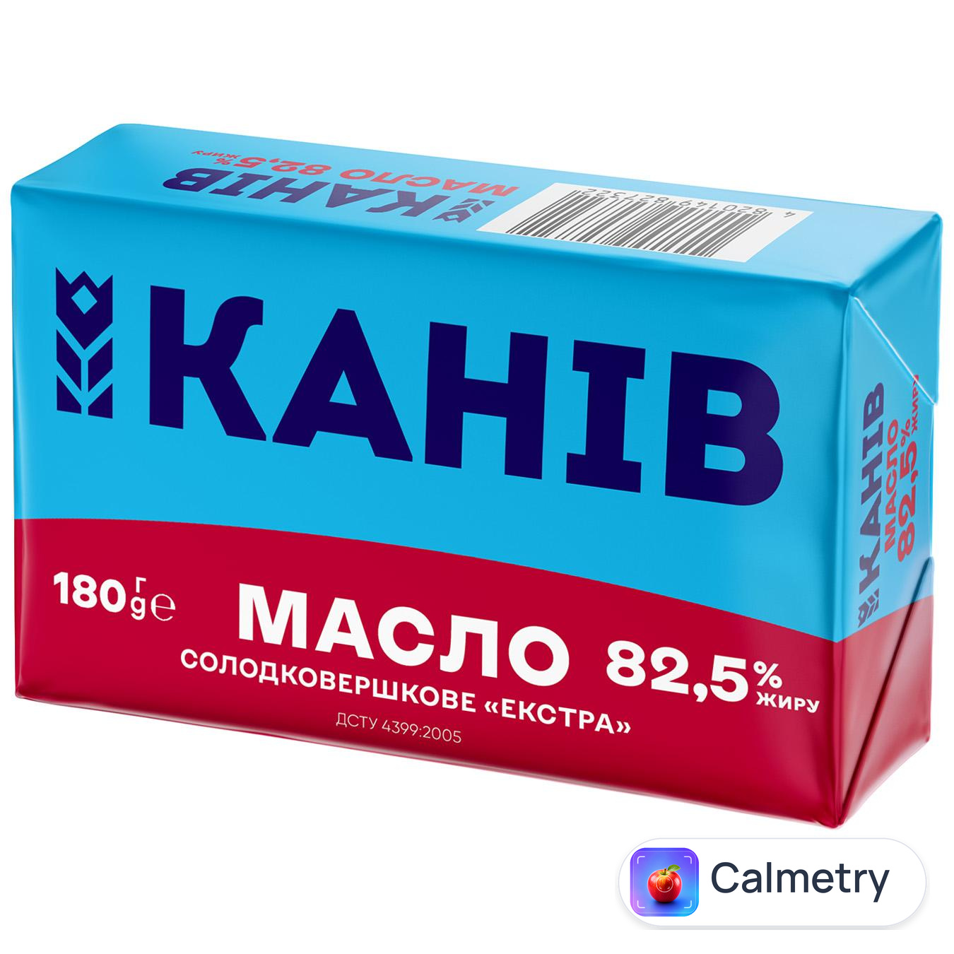 Масло Канів Екстра солодковершкове 82,5% 180г