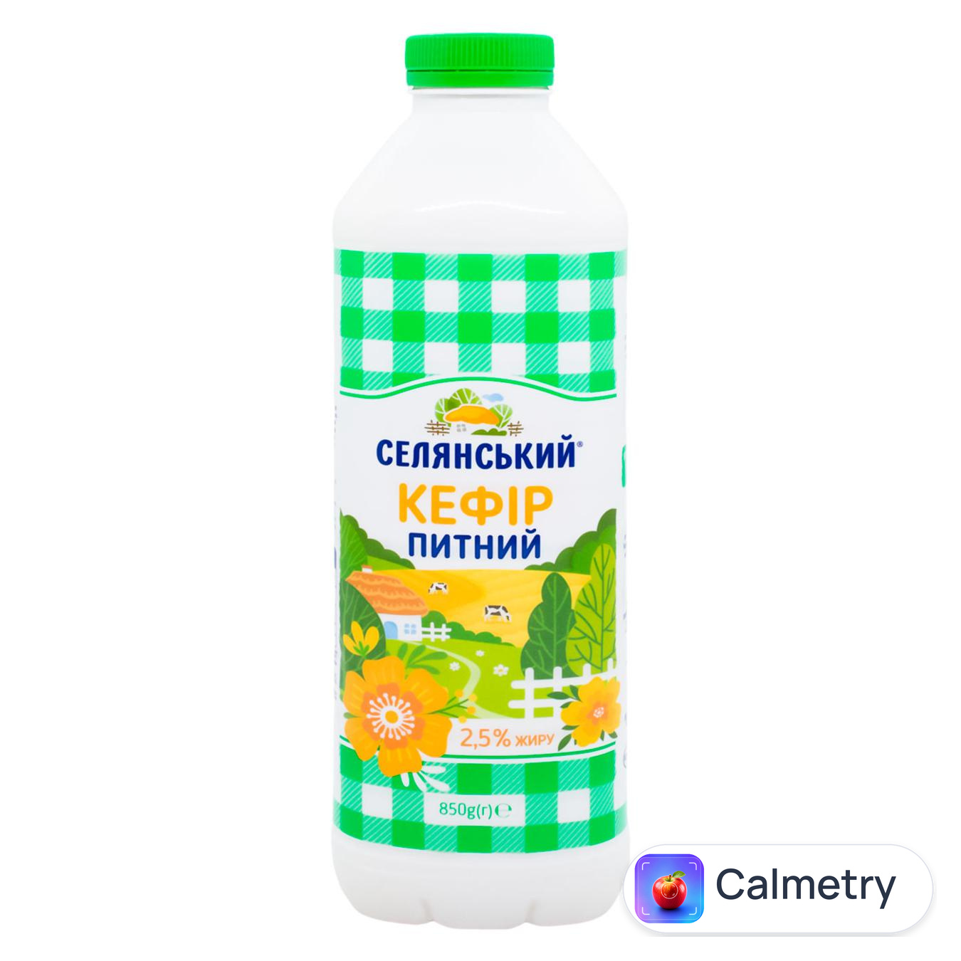 Кефір Селянський 2,5% 850г — фото продукту