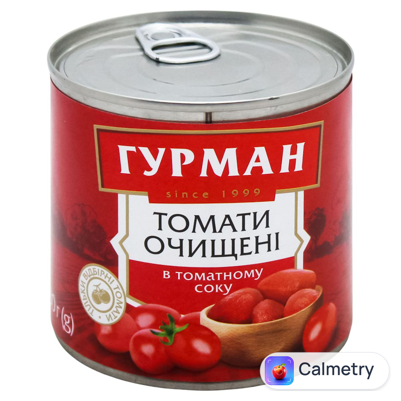 Томати Гурман очищені у власному соку 430г