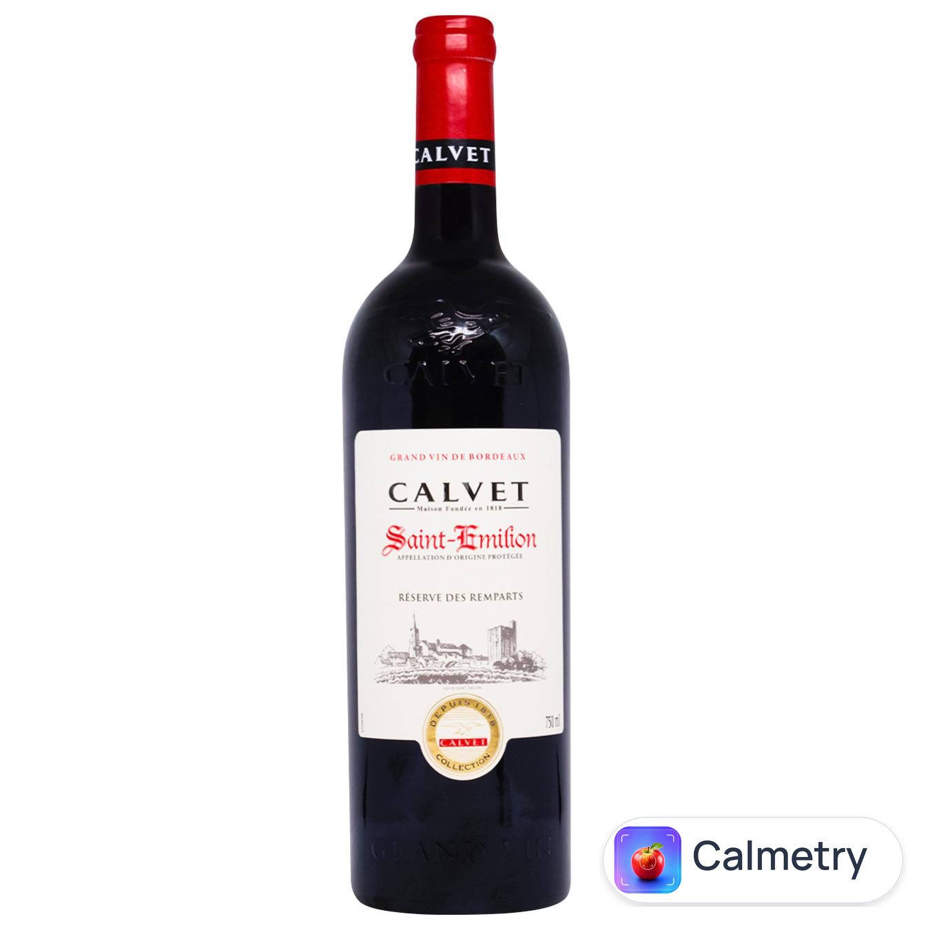 Вино Calvet Reserve des Remparts Saint-Emilion червоне сухе 13% 0,75л