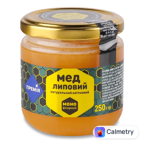 Мед «Премія» натуральний квітковий липовий 250г