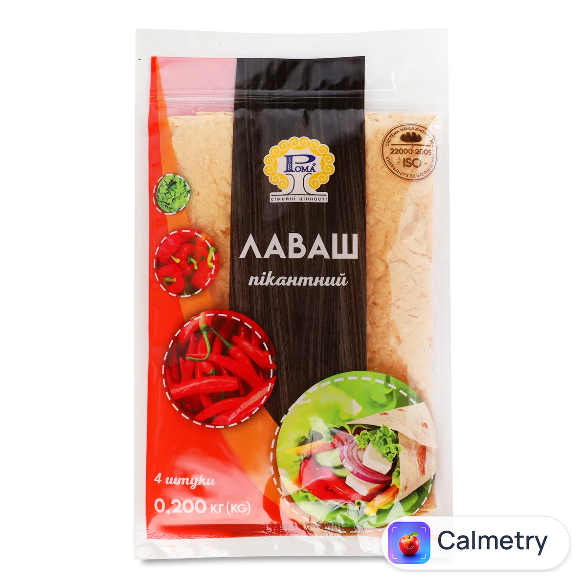 Лаваш «Рома» «Пікантний» 4 шт.