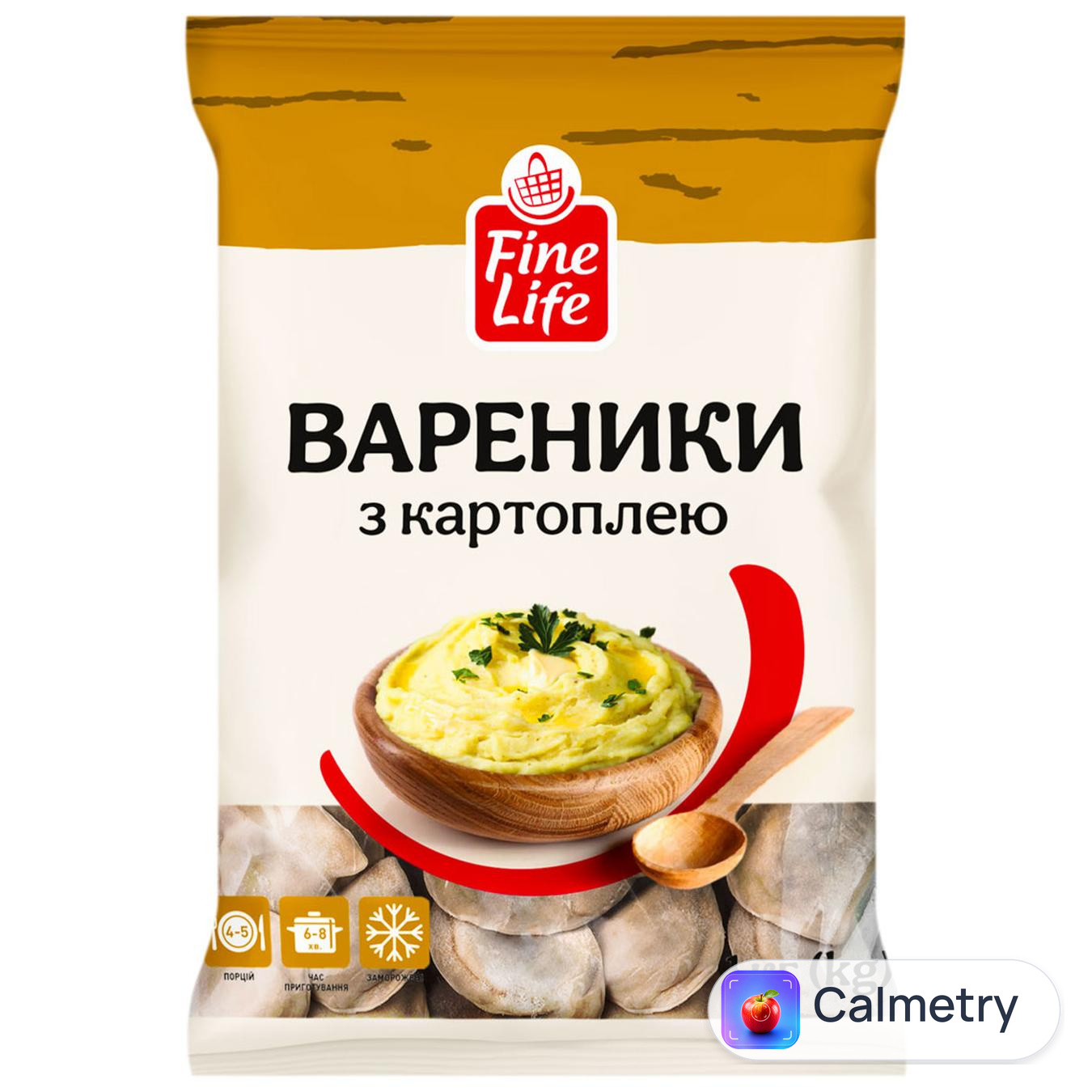 Вареники Fine Life з картоплею 1кг