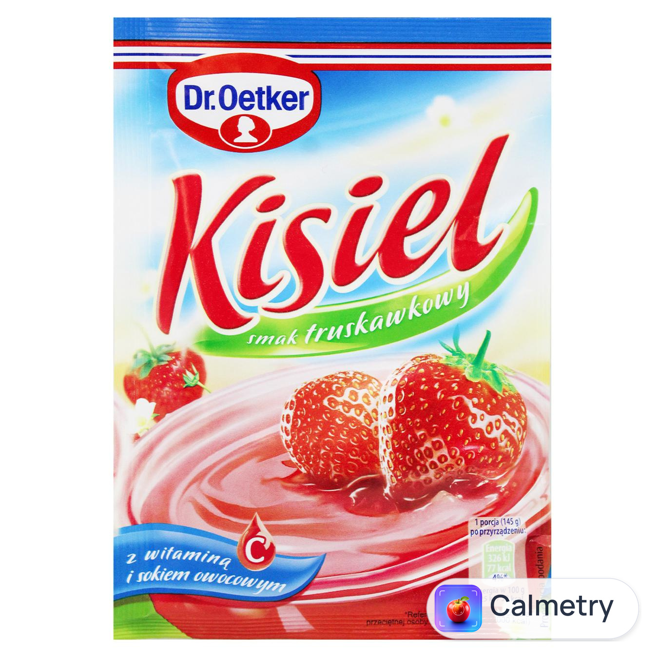 Кисіль Dr.Oetker зі смаком полуниці 38г — фото продукту