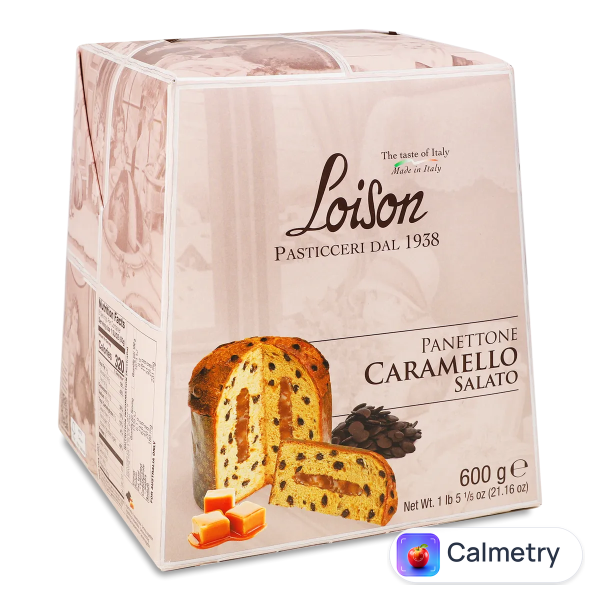 Кекс Loison «Панеттоне» солона карамель-шоколад 600г