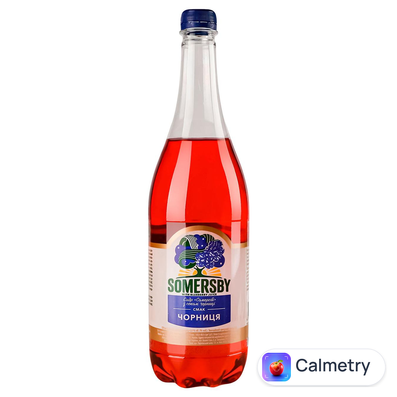 Сидр Somersby з соком чорниці 4,7% 0,95л — фото продукту