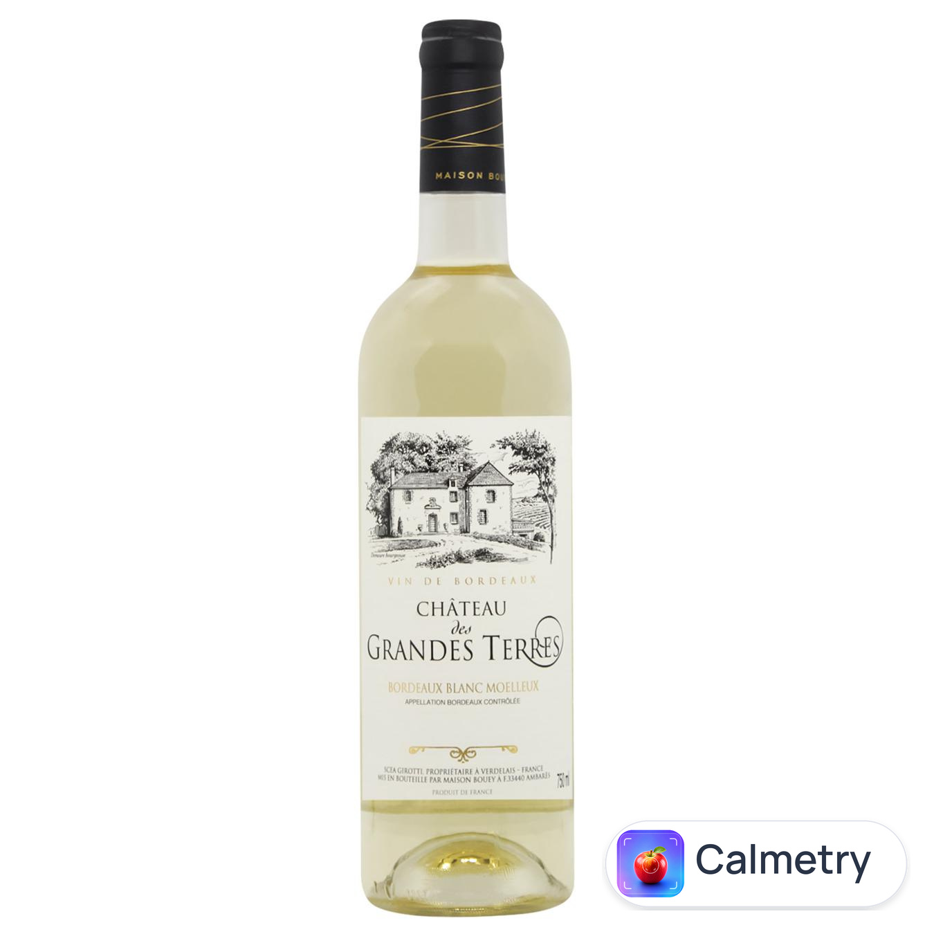 Вино Maison Bouey Chateaux des Grandes Terres біле солодке 11,5% 0,75л