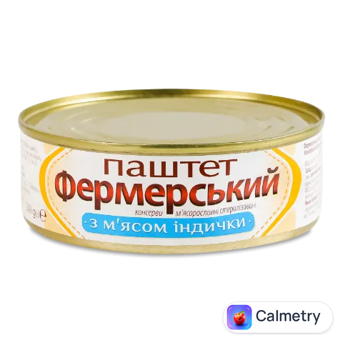 Паштет Фермерський з м'ясом індички