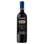Вино Santa Rita Tres Medallas Merlot червоне сухе 13% 0,75л — фото продукту