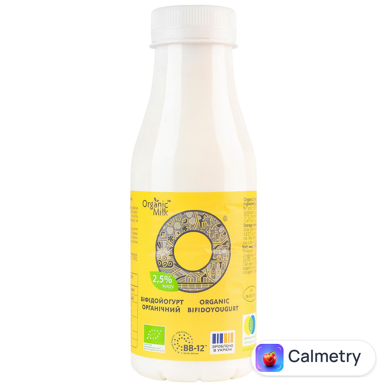 Біфідойогурт Organic Milk органічний 2,5% 280г