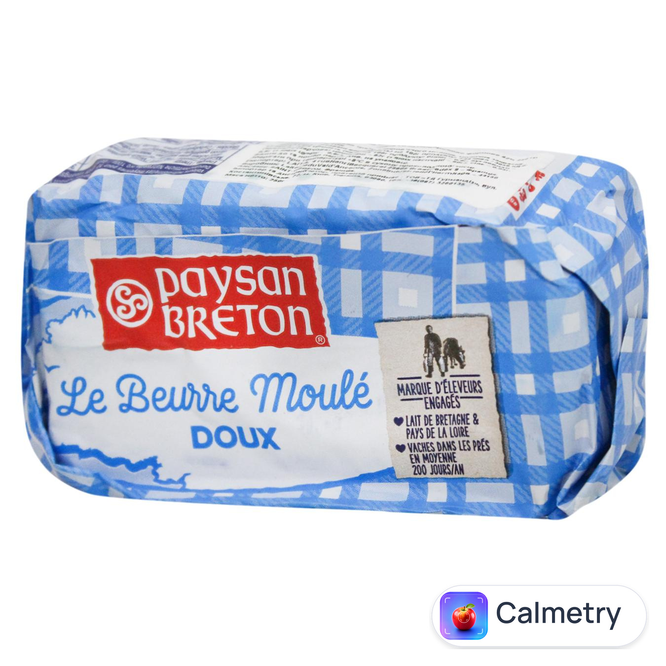 Масло Paysan Breton Традиційне солодковершкове 82% 250г — фото продукту