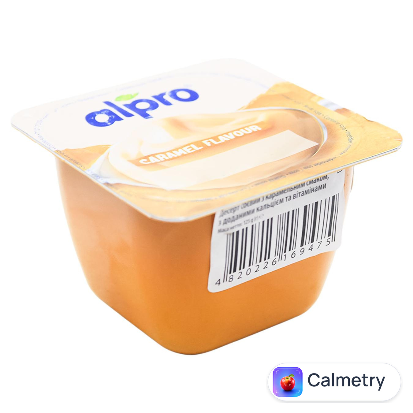 Десерт соєвий Alpro з карамельним смаком 125г — фото продукту