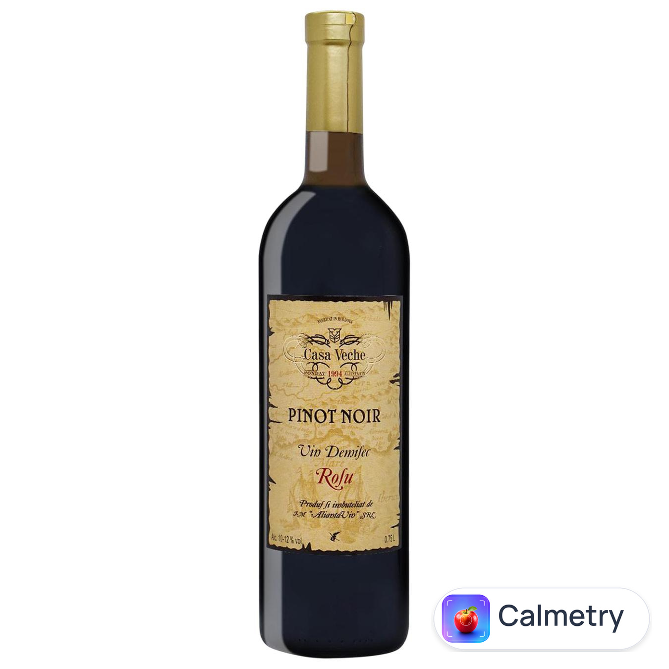 Вино Casa Veche Pinot Noir червоне напівсухе 10-12% 0.75л