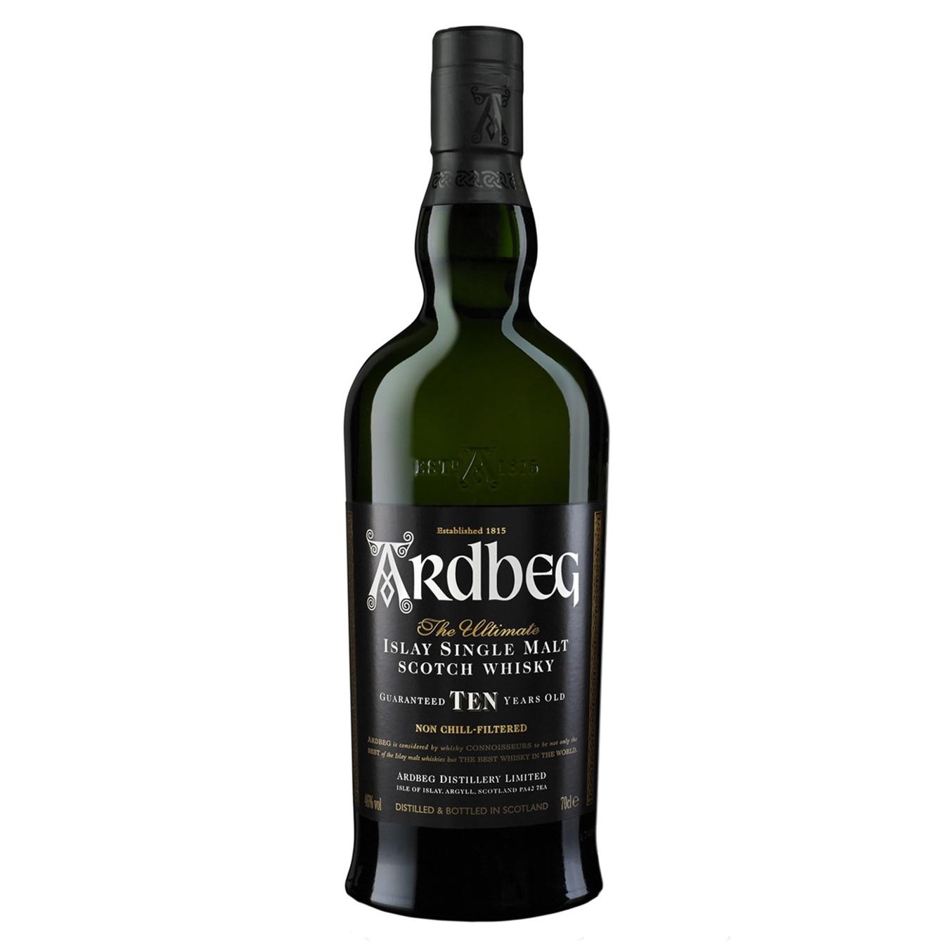 Віскі Ardbeg 10 років 46% 0.7л — фото продукту