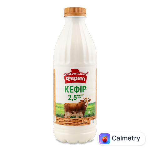 Кефір «Ферма» 2,5%, 840г