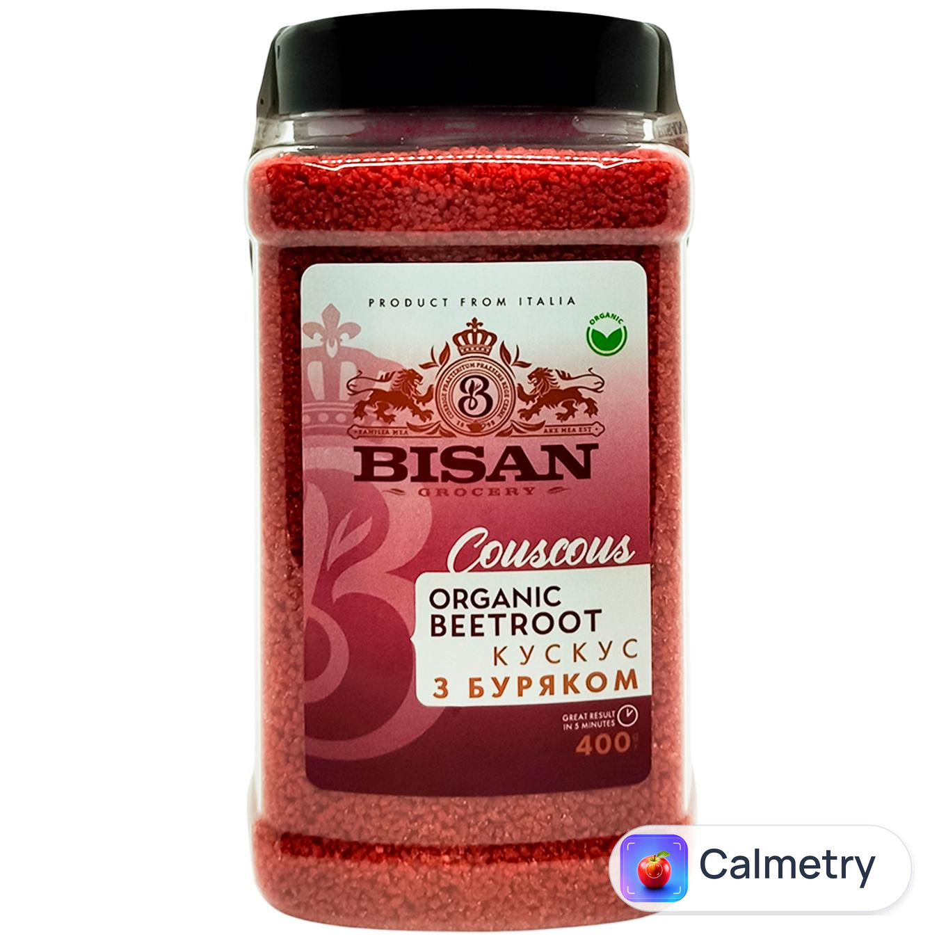 Кус-кус Bisan органічний з буряком 400г