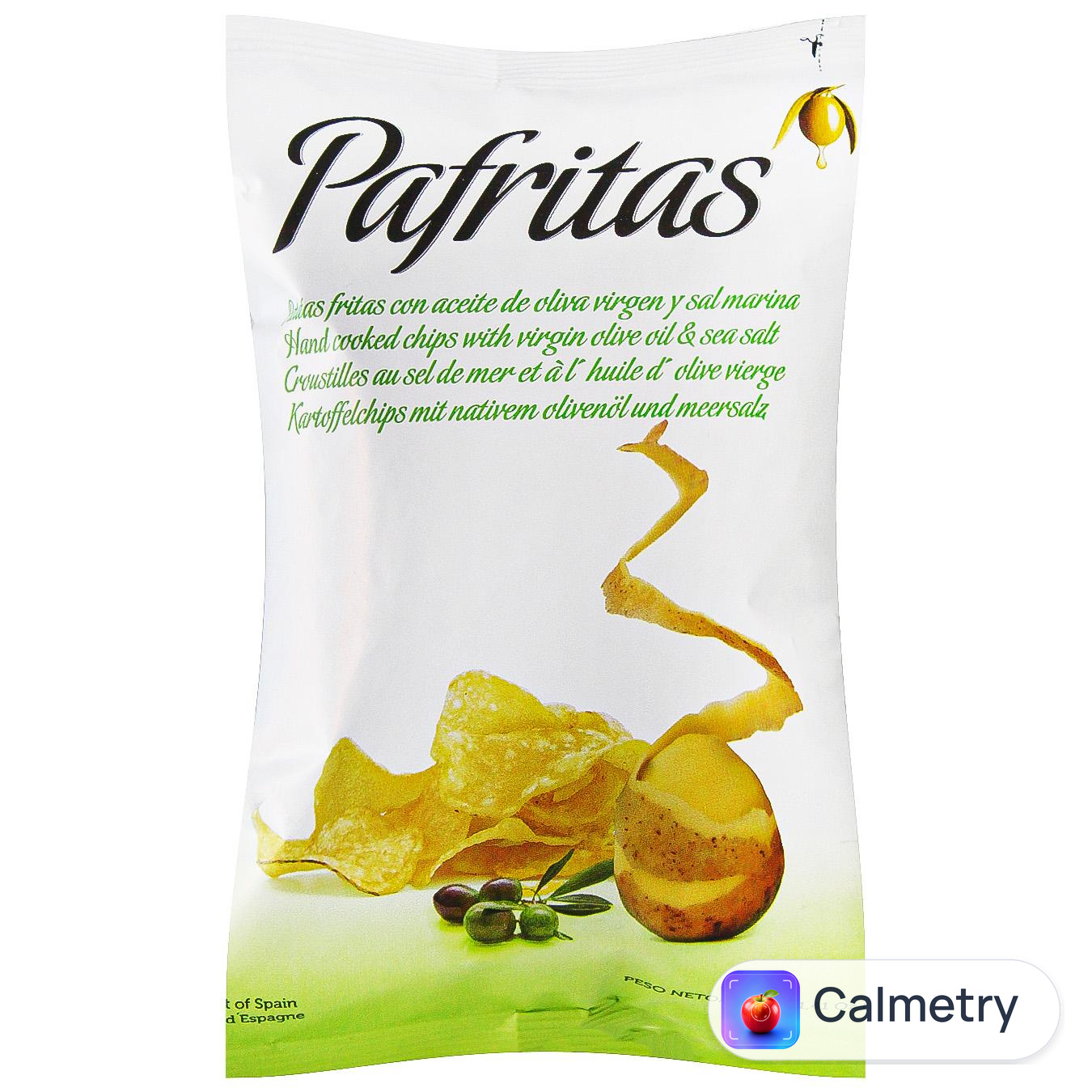 Чипси картопляні Pafritas з морською сіллю 40г