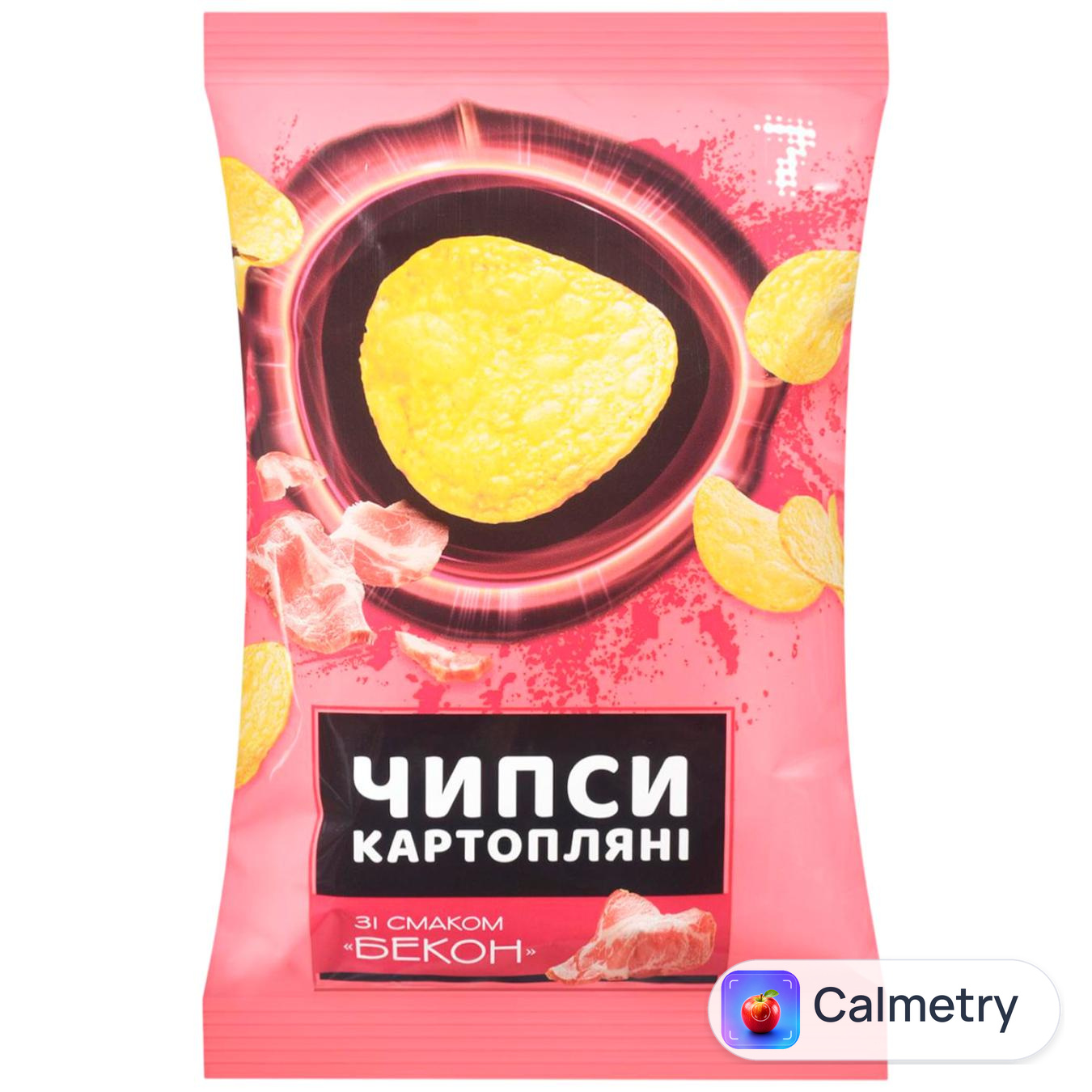 Чипси 7 зі смаком бекону 110г